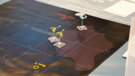 Spaceship models used for tactical mapping