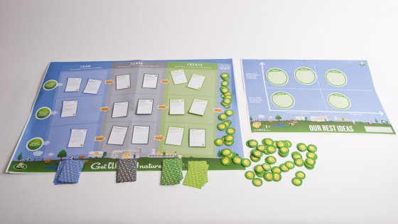 An overview of the game materials.